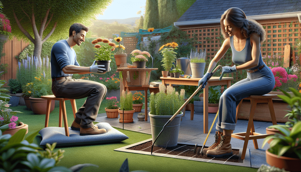 Knieschoner oder Kniekissen verwenden - Rückenschonendes Arbeiten im Garten – was sind die besten Tipps für Hobbygärtner?