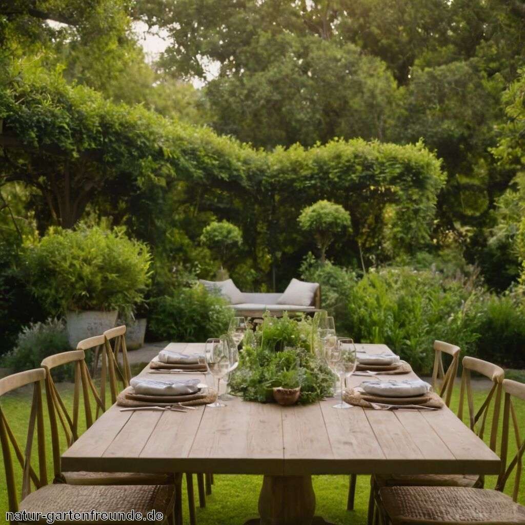 Wie finde ich den passenden Gartentisch?