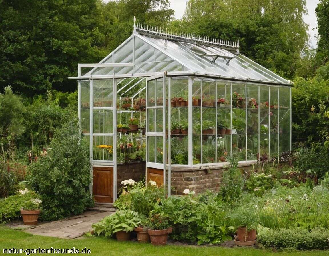 Schutz vor Wetterbedingungen und Schädlingen - Gewächshaus im Garten - drauf achten