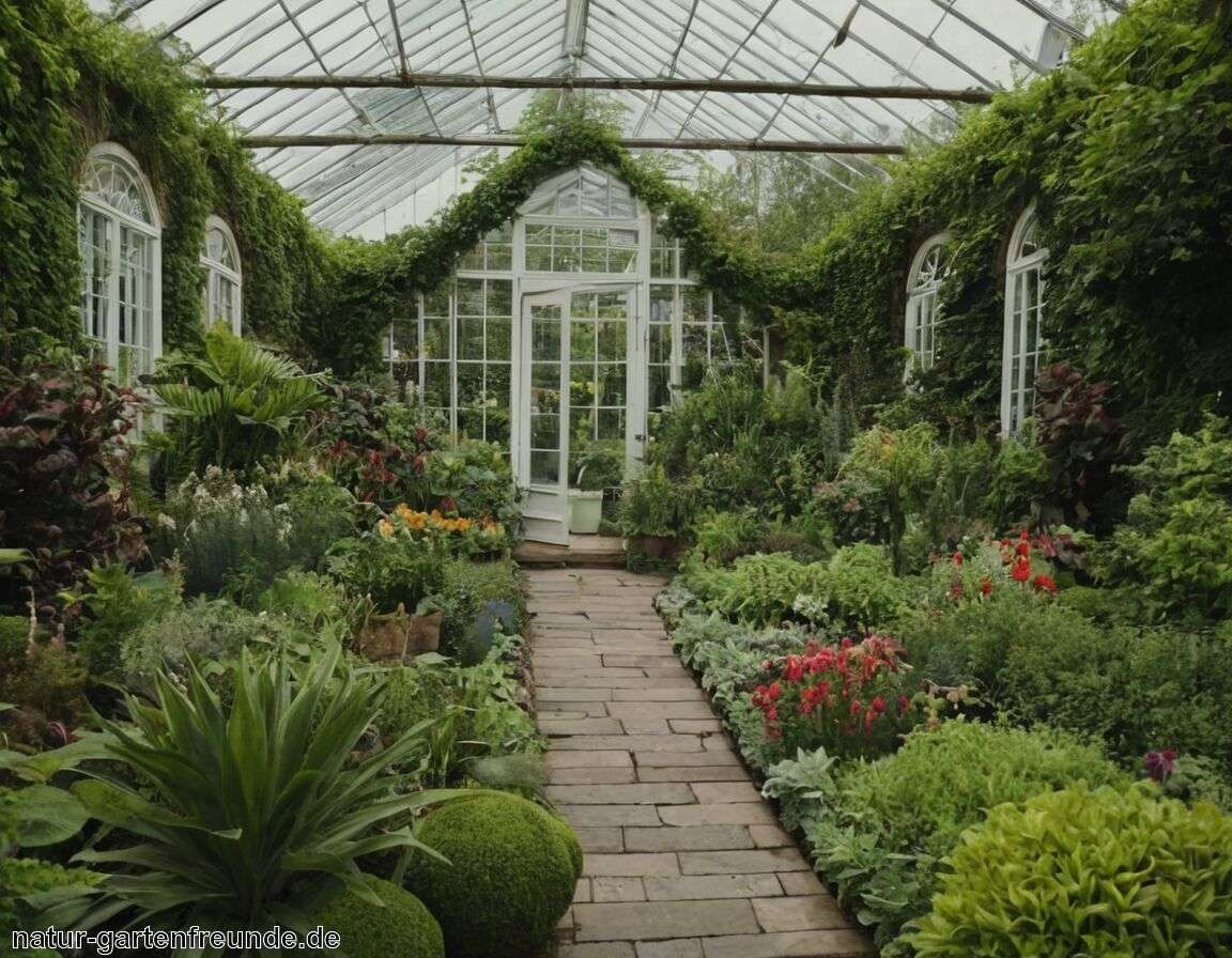 Erweiterung der Anbausaison im Garten - Gewächshaus im Garten - drauf achten