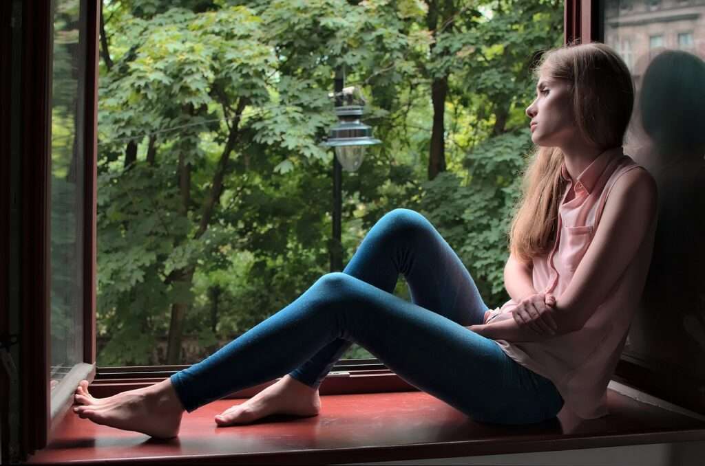 woman, model, window, hair, beauty, hands, dreamy, flashback, thinks, thoughtfulness, reflection, delicacy, lady, portrait, window, window, window, window, window, reflection, lady