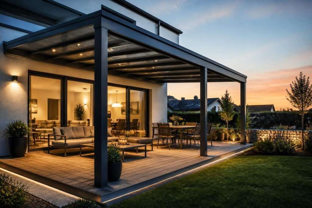 Mehr als nur Wetterschutz: Wie der Kauf einer Terrassenüberdachung den Hauswert steigert