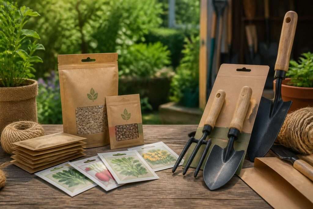 Neue Verpackungsregeln für Saatgutbeutel und Gartenwerkzeuge