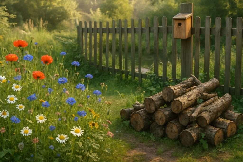Titelbild zu Naturnah gärtnern: Mehr Artenvielfalt mit einfachen Maßnahmen